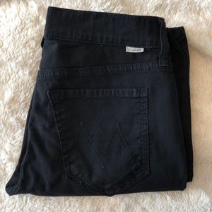 Mother The Looker Crop black jeans